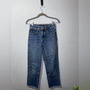 J. Galt Medium Blue High Rise Mom Jeans Size XS EUC